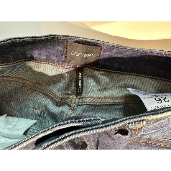 Driftwood Jackie High Rise Floral Embroidered Skinny Jeans - Picture 7 of 8